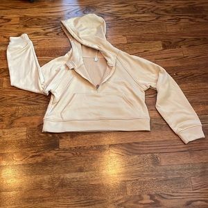 Amazon brand lulu cropped zip hoodie dupe!